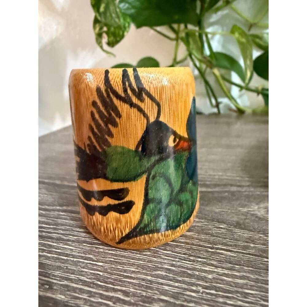 Jamaica wooden handmade shot glass